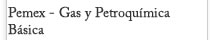 Pemex - Gas y Petroquímica Básica